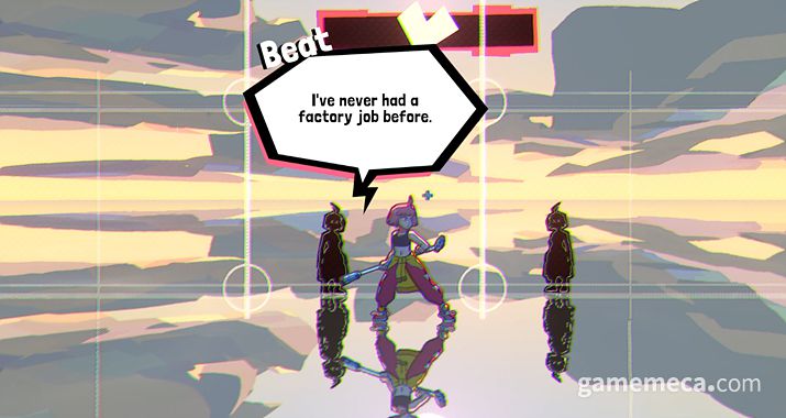 ▲ 꿈과 과거를 묘사하는 몽환적인 리듬게임 (사진: 게임메카 촬영)