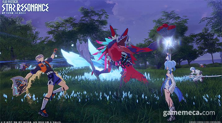 ▲ 모험을 하며 여러 인물과 만난다 (사진출처: 스타 레조넌스 공식 카페)