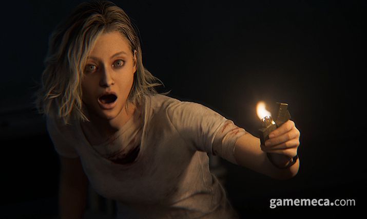 ▲ 겁이 많은 여주인공 '그레이스' (사진: 게임메카 촬영)