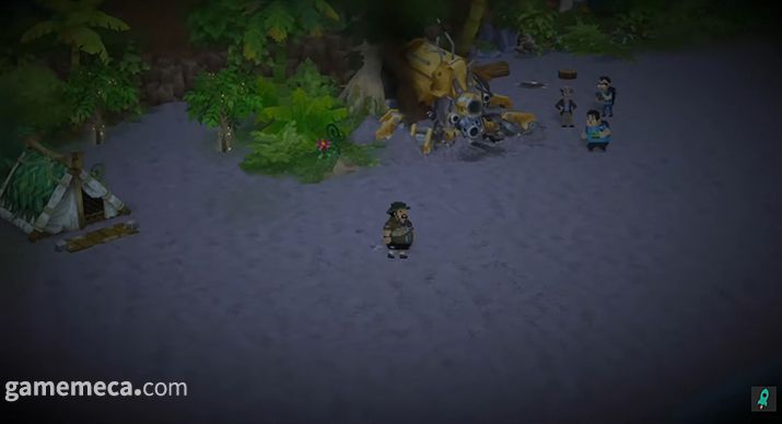 ▲ 과일을 채집하거나 광물을 캐며 하루를 보낸다 (사진출처: 데이브 더 다이버 신규 DLC 소개 영상 갈무리)