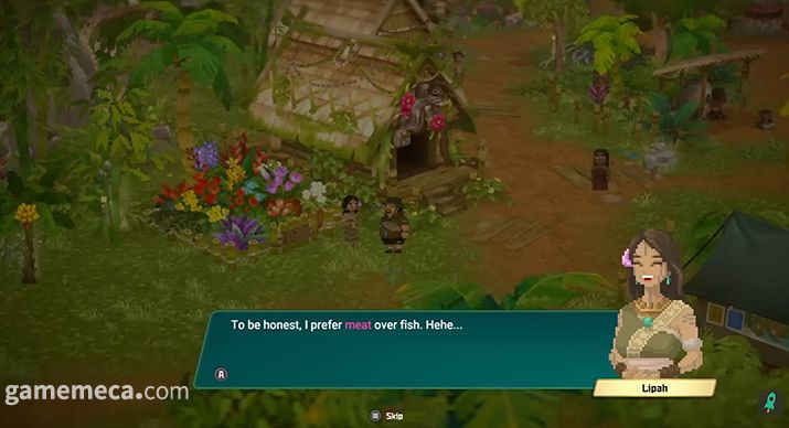 ▲ 야자수 주스를 만들 수 있다 (사진출처: 데이브 더 다이버 신규 DLC 소개 영상 갈무리)