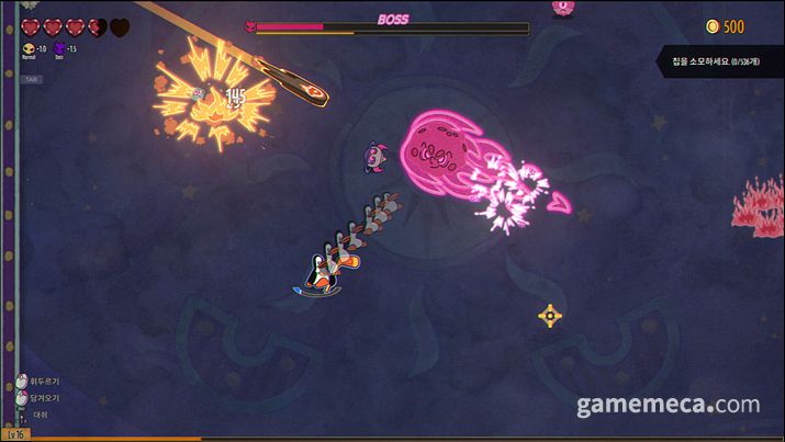 ▲ 조준 발사 후 적 공격 회피 (사진출처: 스팀 상점 페이지)