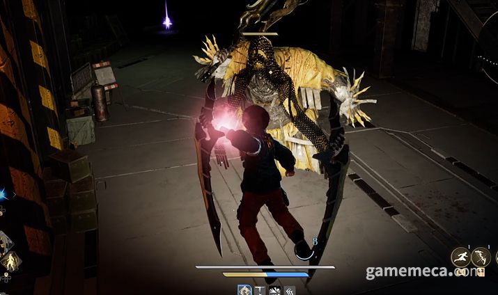 ▲ 버프 스킬, 타격을 이어가면 공격력 상승;(사진: 게임메카 촬영)