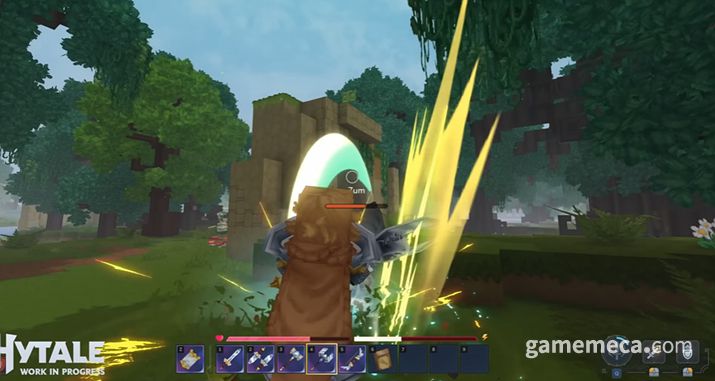 ▲ 크리에이티브 모드, 제작 도구 (사진출처: 하이테일 공식 유튜브 영상 갈무리)