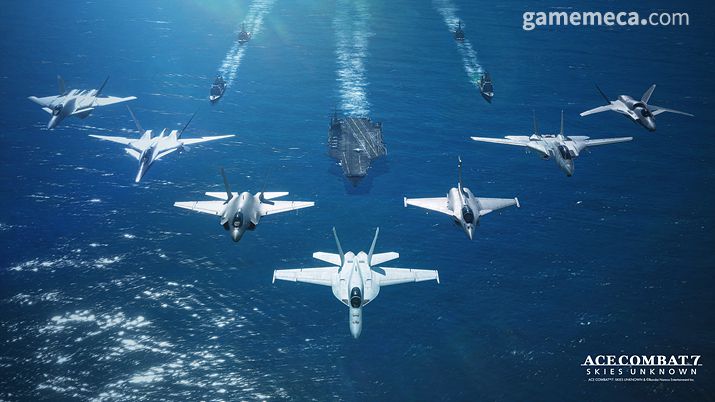 ▲ 에이스 컴뱃 7, 700만 장 판매 기념 월페이퍼 (사진출처: 에이스 컴뱃 공식 홈페이지)