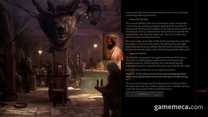 ▲ 어드벤처 요소, 팩션과 우호도도 존재 (사진출처: 스팀)