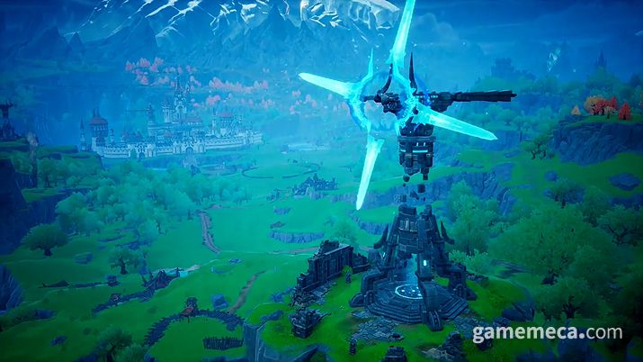 ▲ 간편한 조작으로 확실한 보상을 제공하는 장치를 곳곳에 배치했으며, 보상으로는 성장 재화 외에도 가챠 재화를 함께 제공해 자연스럽게 필드를 탐험하게 만든다 (사진: 게임메카 촬영)