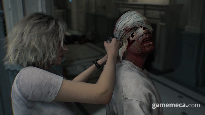 ▲ 퍼즐 풀이, 단서를 찾아야 한다 (사진제공: 캡콤)