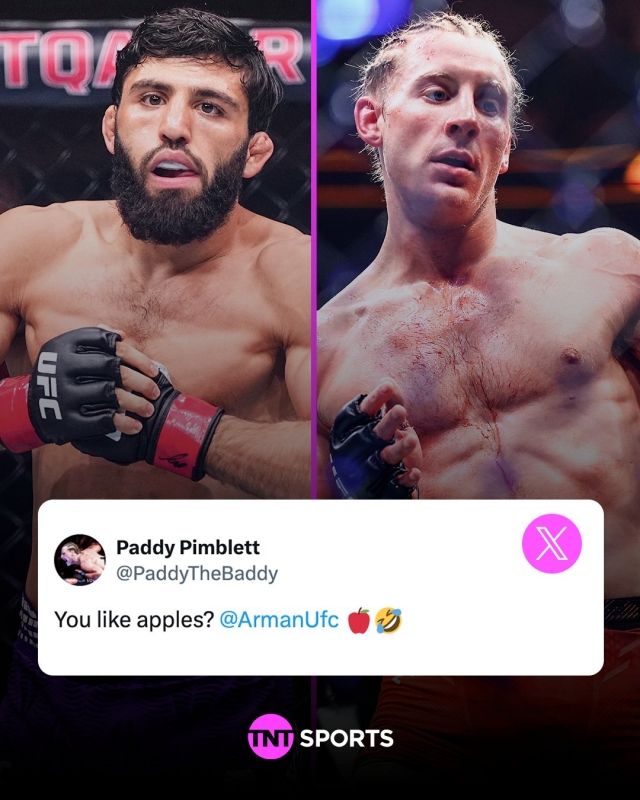 핌블렛도 사루키안을 향한 조롱에 빠질 수 없었다. 그는 게이치전이 확정된 후 SNS에 사루키안을 태그 “어때, 놀랐냐?”라며 놀렸다. 사진=TNT 스포츠 SNS