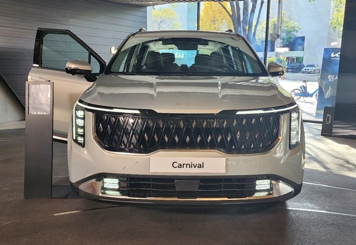 기아 카니발 전면부 [사진촬영=최기성 매경 디지털뉴스룸 기자]