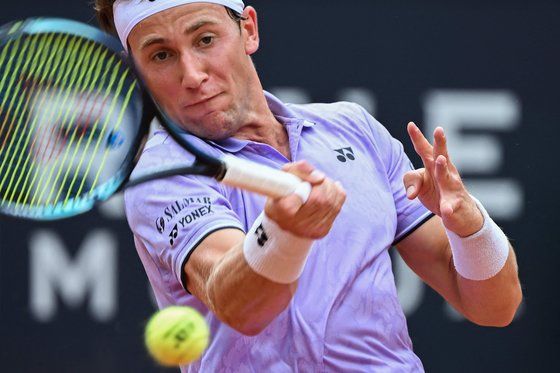 나달의 제자인 카스페르 루드. AFP연합뉴스