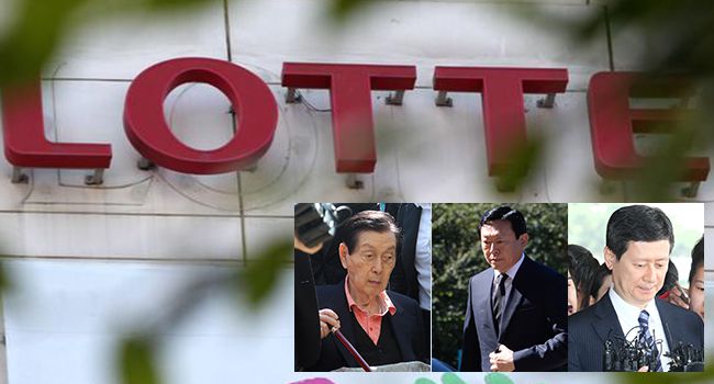 (From left) Shin Kyuk-ho, Shin Dong-bin and Shin Dong-joo