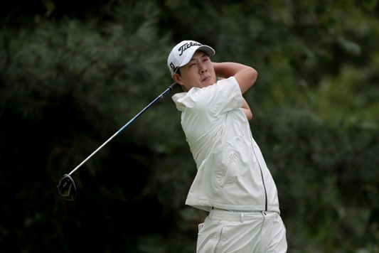 정재현이 헤지스골프 1라운드 선두로 나섰다. 사진=KPGA 제공