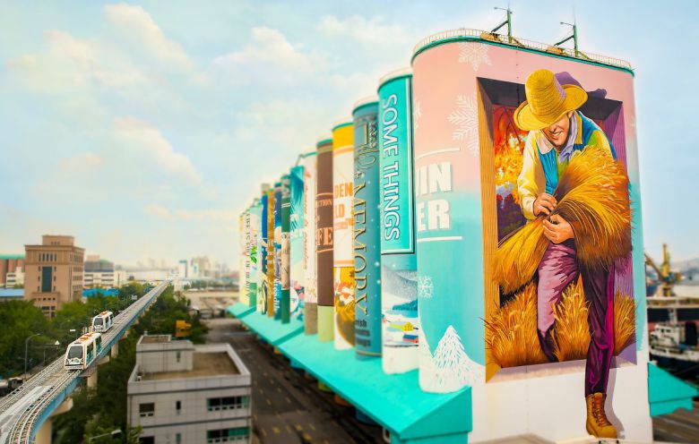 사일로 벽화 / 사진 = 인천교통공사