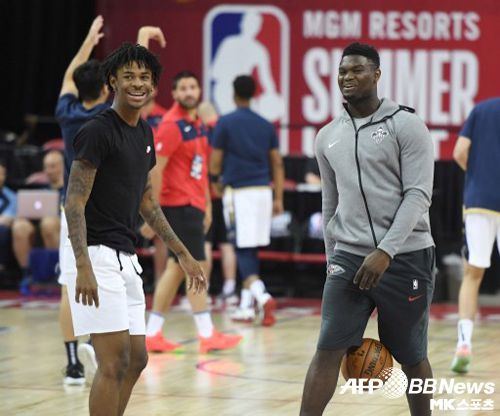 모란트와 윌리엄슨이 올루키팀 퍼스트팀에 선정됐다. 사진=ⓒAFPBBNews = News1