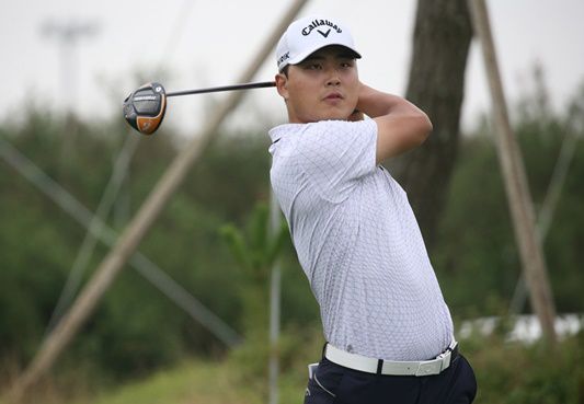 프로데뷔 첫 승에 성공한 임성목의 플레이 장면. 사진=KPGA 제공