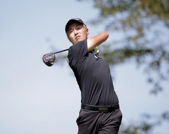 이창우가 최경주 인비테이셔널 3라운드에서 선두로 올라섰다. 사진=KPGA 제공