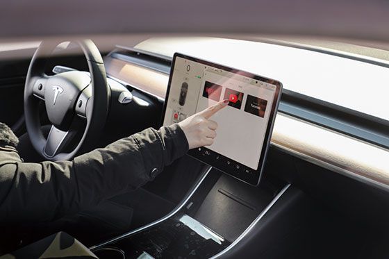 테슬라 ‘모델3’ 실내