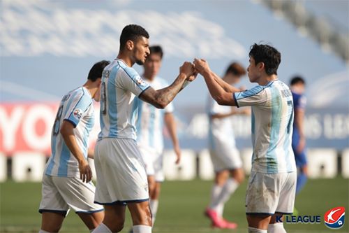 울산현대는 2020 AFC 챔피언스리그에서 F조 1위로 16강에 진출했다. 사진=한국프로축구연맹 제공