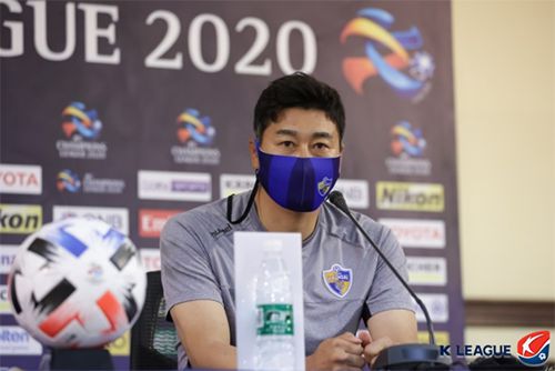 김도훈 울산현대 감독은 2020 AFC 챔피언스리그 4강 빗셀고베전을 앞드고 필승을 다짐했다. 사진=한국프로축구연맹 제공