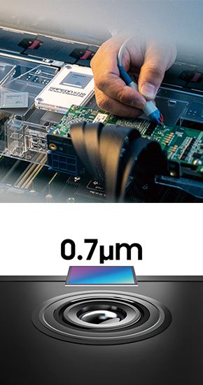 SK텔레콤 AI 반도체 ‘SAPEON X220’,
삼성전자의 초소형 이미지센서