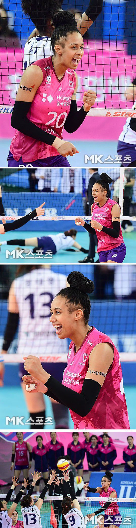 기복이 심한 경기력을 보인 브루나도 이날 23득점으로 선두복귀에 힘을 보탰다.