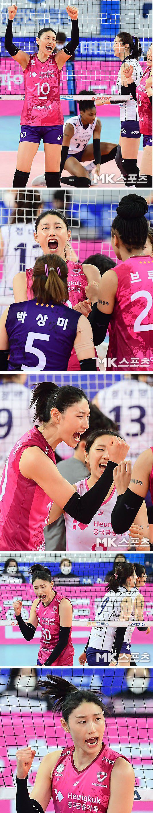 26득점을 폭발시키면서 위기의 흥국생명을 구한 김연경.