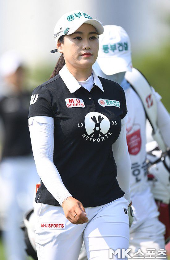 지한솔이 KLPGA투어 2주 연속 우승에 대한 기대에 “조금 어려운 코스”라며 부담을 내려놓겠다고 밝혔다. 사진=MK스포츠DB