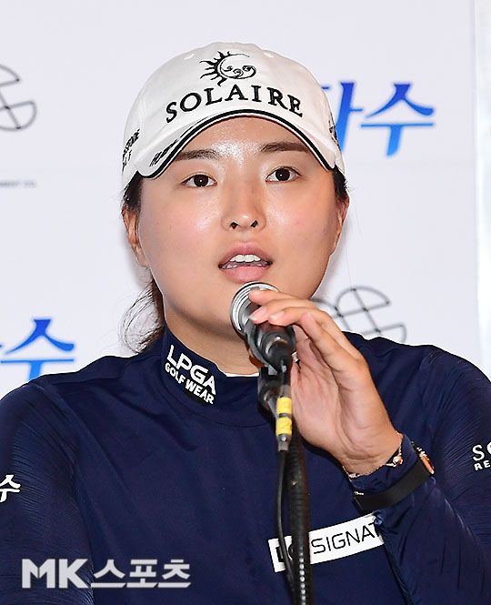 고진영이 2021시즌 첫 승 가능성을 높이고 있다. 사진=MK스포츠 DB