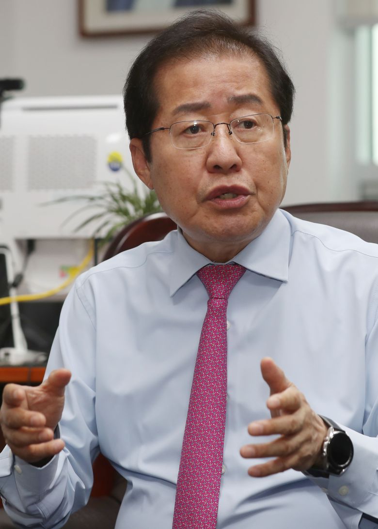 홍준표 국민의힘 의원[이승환 기자]