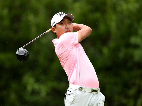 박준원의 드라이버 티샷 장면. 사진=KPGA 제공