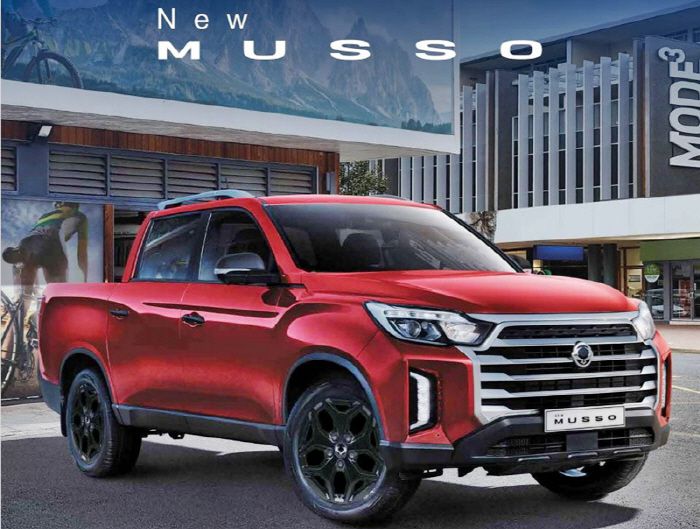 무쏘 이름을 달고 수출되는 더뉴 렉스턴 스포츠[사진 출처=쌍용]