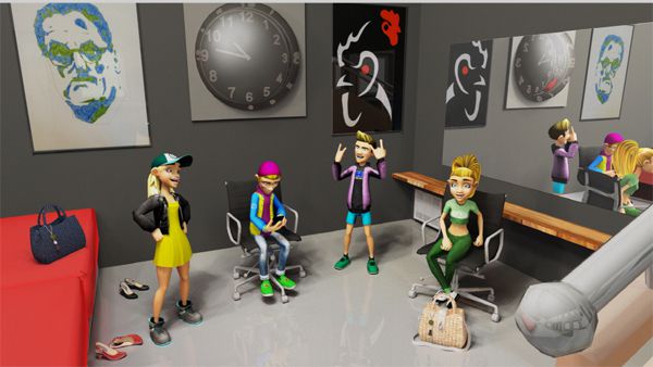 메타버스 가상공간 그래픽에 레이 트레이싱 기술을 적용하면 초실감 환경을 만들 수 있다. 그림자와 사물의 음영은 물론 거울에 비치는 실루엣까지 생생하게 구현할 수 있다. [사진 제공 = 실리콘아츠]