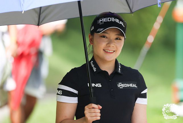 이다연이 2021 한화클래식 3라운드에서 단독 선두에 올랐다. 사진=KLPGA 제공