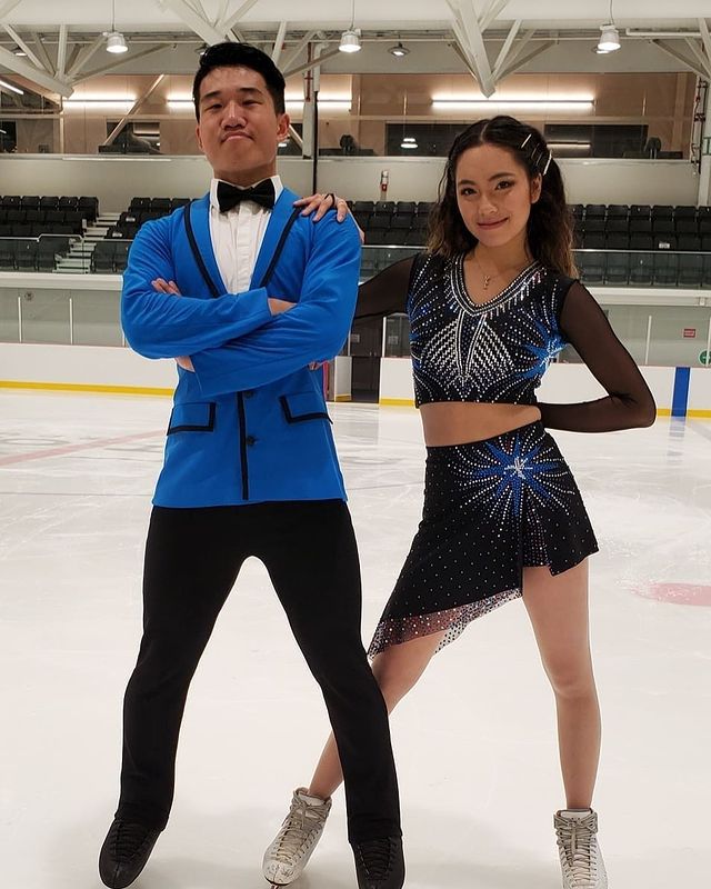 예찬-임해나 조는 2021-22 아이스댄스 국가대표로서 ‘강남스타일’을 리듬댄스 배경음악으로 선택했다. 사진=Ye QUAN 인스타그램