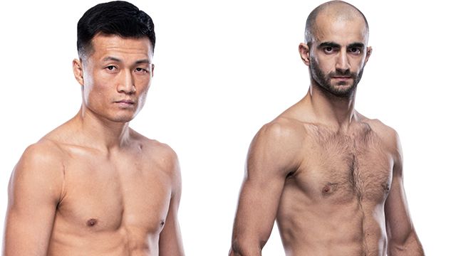 정찬성(왼쪽)이 기가 치카제(오른쪽)와 올해 말 혹은 내년 초 UFC 파이트 메인이벤트에서 대결한다는 외신 전망이 나왔다. UFC 공식랭킹은 정찬성이 페더급 4위, 치카제는 8위다. 사진=Ultimate Fighting Championship 프로필