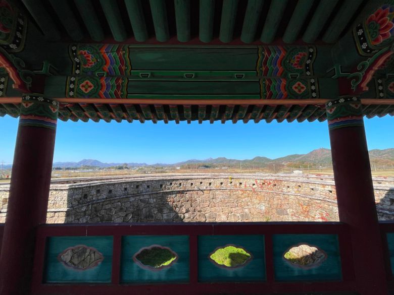 전라병영성 옹성.