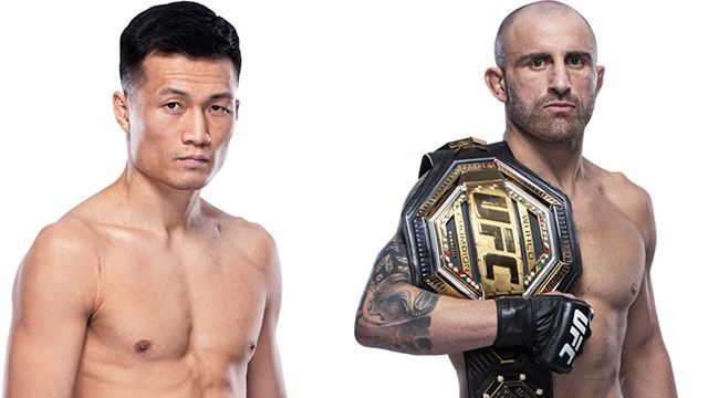 정찬성, 페더급 챔피언 알렉산더 볼카노프스키. 사진=UFC 프로필