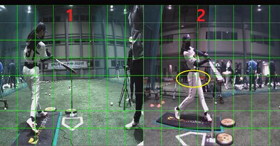 사진2. 천안시 리틀야구단 김재향 선수