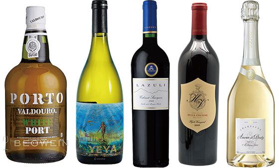 포르투 발도우로 화이트포트, 핀카 바카라 예야, 비냐 아퀴타니야 라줄리, 하이드 드 빌렌, 아모르 드 더츠 블랑 드 블랑스 브뤼 2008