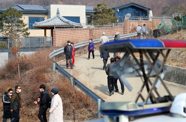 박근혜 전 대통령이 퇴원 후 머무를 것으로 알려진 대구 달성군 한 전원주택 [사진 = 연합뉴스]