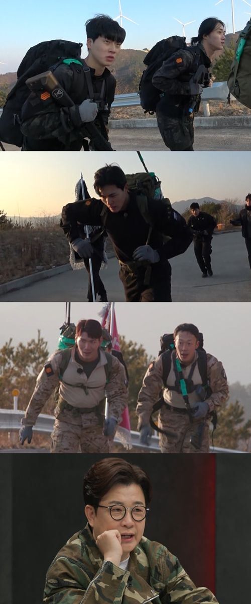 두 번째 부대 탈락이 걸린 데스매치 미션 ‘50kg 통신 병기 수송’에 나선 SART(특수탐색구조대대), SDT(군사경찰특임대), 707의 대결이 펼쳐진다. 사진=강철부대2