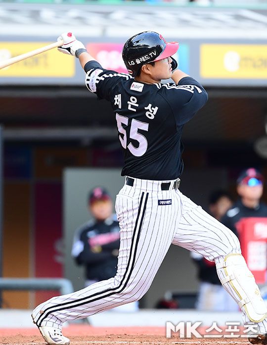 LG트윈스 4번 타자 채은성. 사진=MK스포츠DB