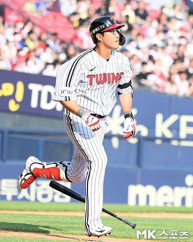 LG트윈스 4번타자 채은성. 사진=MK스포츠 DB
