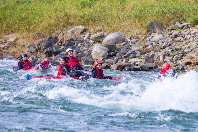 리버버깅을 즐기는 관광객들.  /사진= 여행작가  김선권