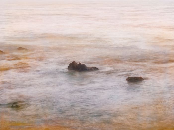 Trevor Paglen, Near Bodega Bay Deep Semantic Image Segments(Seascape) (2022) <사진제공=페이스갤러리>
Dye sublimation print, 
48“ × 64” (121.9 cm × 162.6 cm) frame (white), 
#83455.01, 
Alt # 456, 

Format of original photography: high res TIF, 
Source: Paglen studio.