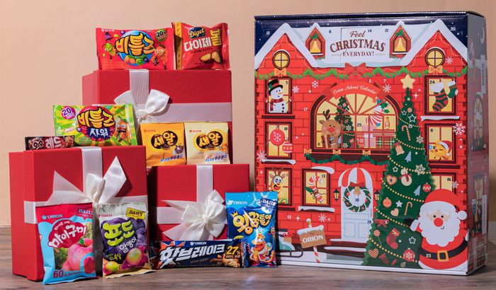 2022 오리온 어드벤트 캘린더. [사진 출처 = 오리온]