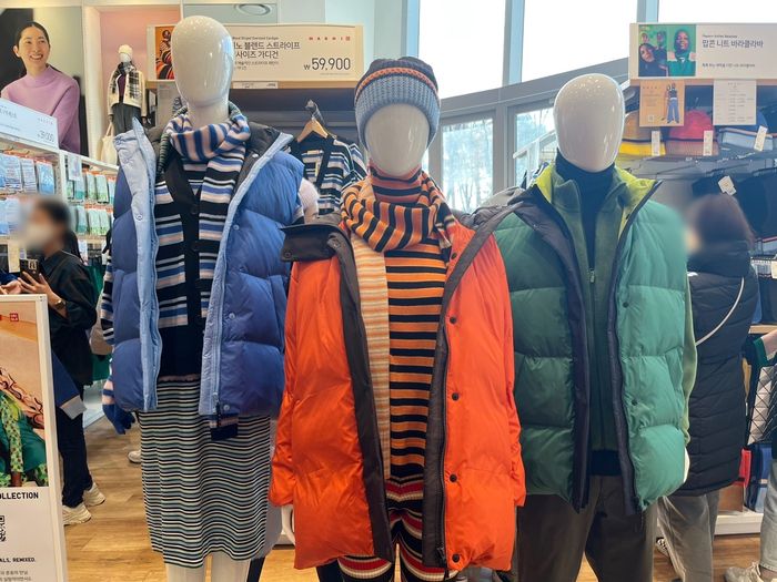 유니클와 마르니와 협업한 두 번째 ‘유니클로 앤 마르니’ 컬렉션. [최아영 기자]