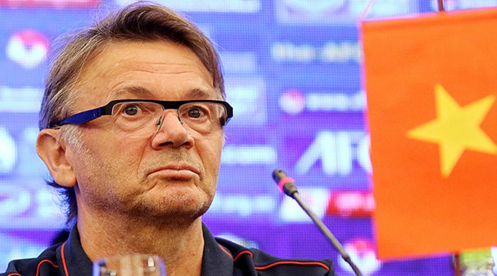 필립 트루시에 베트남 U-19 축구대표팀 감독 . /사진제공=VN익스프레스