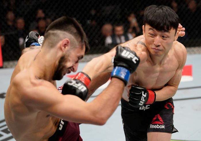 2019 부산 UFC 경기에 출전했던 최두호 [사진제공=UFC]